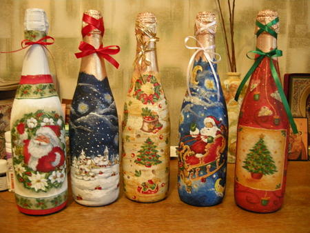 Как своими руками украсить бутылку вина – своими руками фото и мастер-класс, стеклянные сделать, видео-уроки как получить наросты кожей