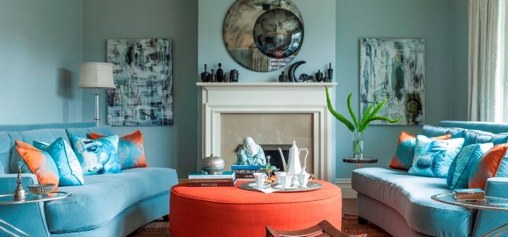 Какие цвета подходят к голубому цвету в интерьере – цветовые сочетания в интерьере, детская комната, обои в гостиной, стены и мебель, комбинация оттенков