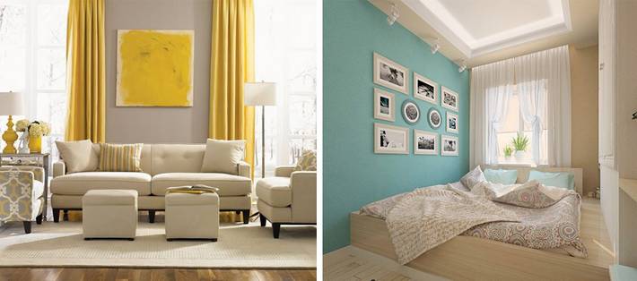 Какой цвет обоев подойдет к светлой мебели – фото в интерьере, какого цвета подойдут для стен с цветами, светлый ламинат, фон белый, голубая мебель, сочетаются, диван, видео