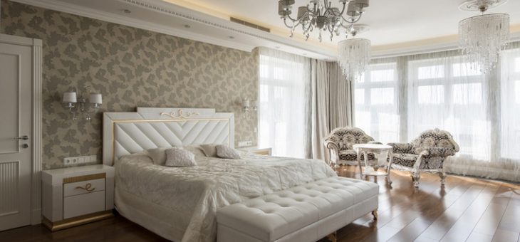 Классика белая спальня