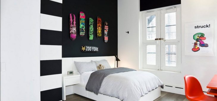 Комната черно белая детская – Чёрно-белая детская комната: интерьер в темно светлых тонах на фото |