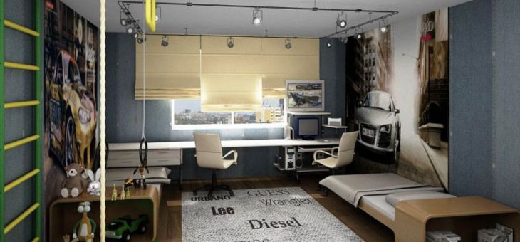 Комната для 2 подростков – дизайн комнаты, для подростков разного возраста, мебель в интерьере, проект кровати, оформление маленькой планировки