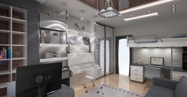 Комнаты для подростков в стиле хай тек – Дизайн комнаты для мальчика подростка в современном стиле: хай-тек, минимализм, эко и другие фото