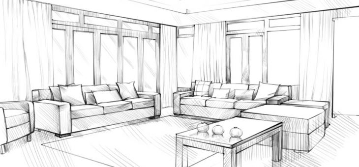 Комнаты эскизы – Как нарисовать интерьер комнаты. Мастер-класс по рисованию своей комнаты поэтапно. Инструкции как нарисовать мебель