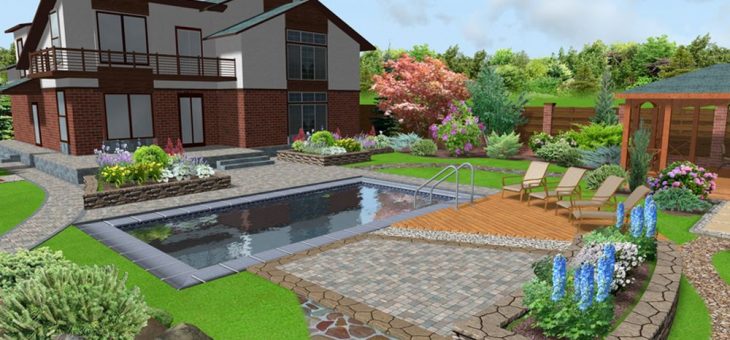 Красивая планировка дачного участка фото – обустройство дачного земельного приусадебного участка, ландшафтный дизайн территории