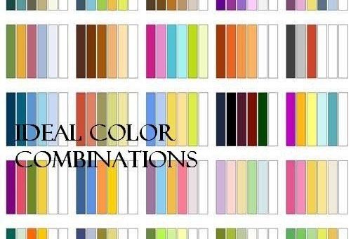 Красивое сочетание двух цветов – Сочетание цветов в одежде (таблица): фото красивых комбинаций