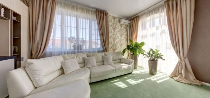 Красивые шторы в интерьере фото