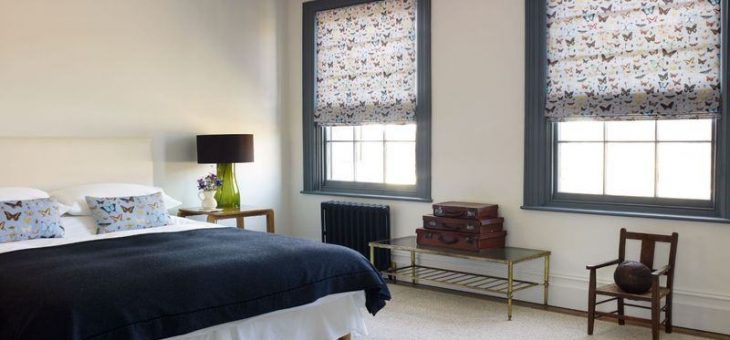 Красивые жалюзи в спальню