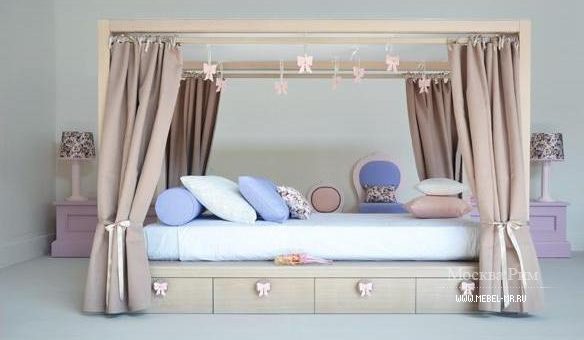 Кровать детская с балдахином