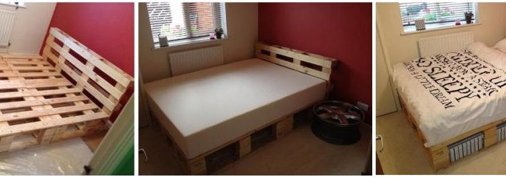 Кровать из паллетов своими руками фото – Диван из поддонов своими руками из дерева: как пошагово, быстро и дешево сделать двуспальную мягкую кровать из паллетов (каркасс) для спальни, детской, кухни, дачи и балкона? Интересные идеи и мастер класс по поделкам из ящиков в домашних условиях