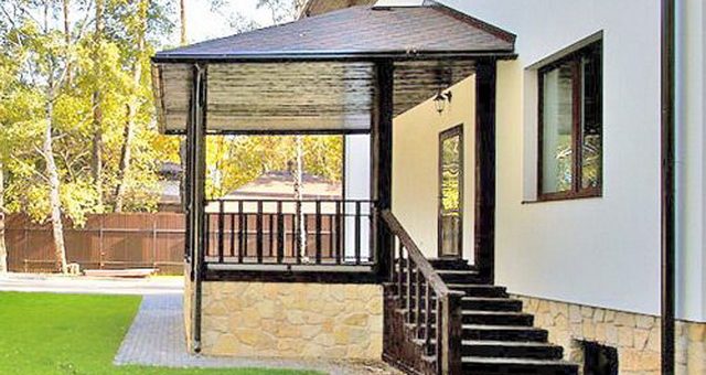 Крыльцо фото в частном