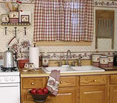 Кухня в стиле прованс в малогабаритной кухне мятного цвета