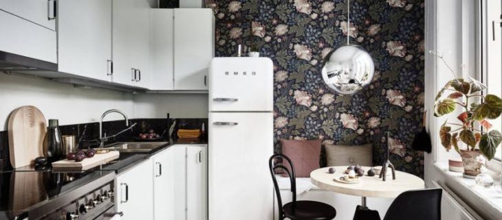 Кухни фото с фотообоями – фото в интерьере, нюансы выбора, современные идеи дизайна и новинки 2018 года