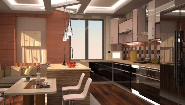 Кухни в коттеджах интерьер фото – Современный интерьер кухни в частном доме – новые решения и идеи дизайна