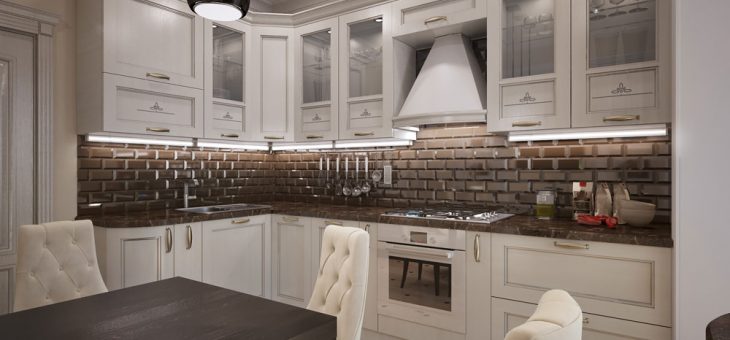 Кухни в стиле неоклассика фото