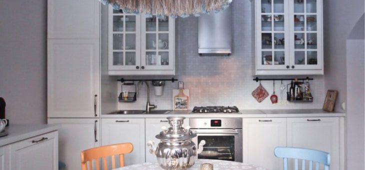 Кухня будбин белая в интерьере