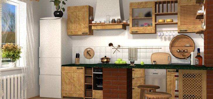 Кухня деревенский стиль фото – Кухня в стиле кантри — фото интерьера, идеи дизайна для дома и дачи, как оформить в деревенском стиле, цветовые сочетания + фото