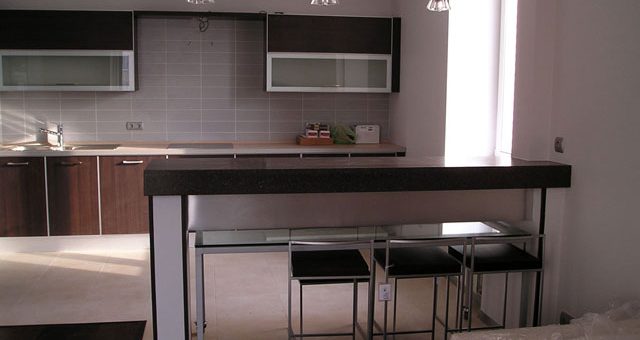 Кухня с барной стойкой икеа