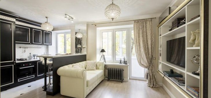 Кухня студио в квартире фото