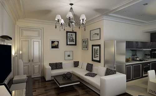 Квартира в оливковых тонах фото