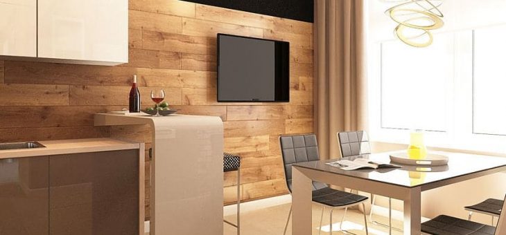 Ламинат на кухне на стене – варианты отделки в интерьере небольшой комнаты или просторной кухни, дизайн для светлой или темной территории, а также советы по уходу за поверхностью