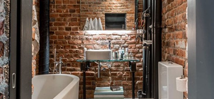 Маленькая ванна в стиле лофт – Маленькая ванная в стиле лофт, практичные советы по применения стиля в вашей ванной комнате