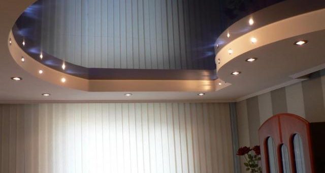Натяжные потолки в хрущевке фото
