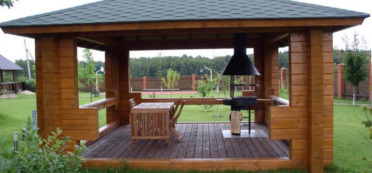 Навес беседка для дачи фото – металлические, деревянные, из поликарбоната, фото красивых беседок для дачи с барбекю и мангалом, открытых и закрытых, советы по строительству