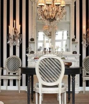 Обои черно белые для стен – сочетание покрытий для стен с черным узором или цветами в комнате, модели с белым рисунком или в полоску, идеи-2018 в интерьере