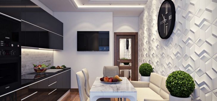 Обои декоративные для кухни