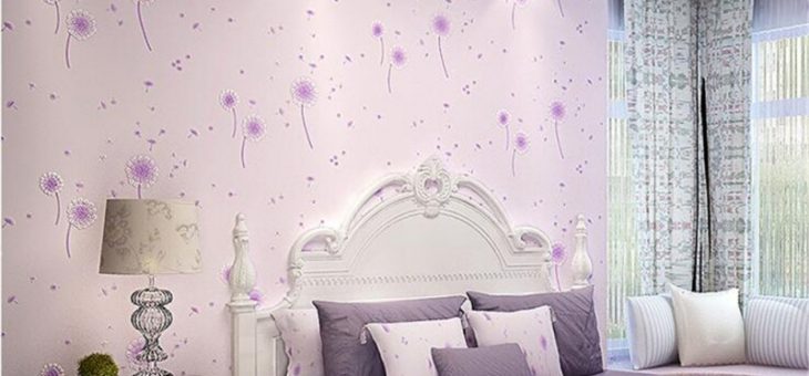 Обои для девочки в спальню