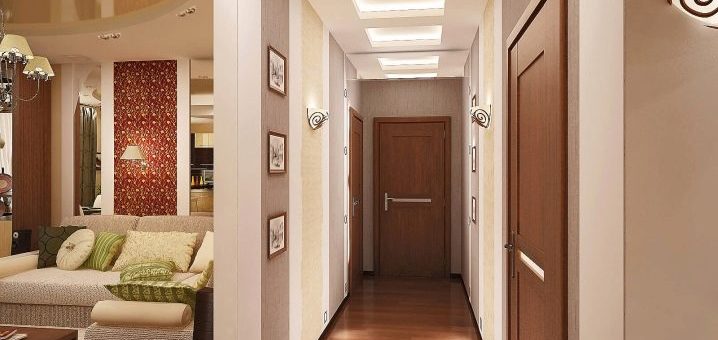 Обои для длинного узкого коридора – реальные идеи и решения 2018, как визуально расширить длинное помещение в квартире, варианты-проекты интерьера коридора для «хрущевки»