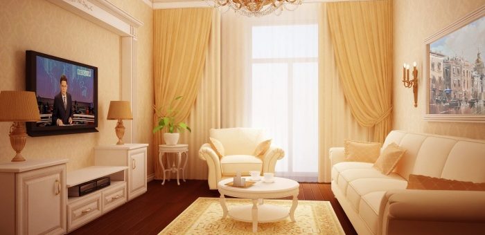 Обои для небольшой гостиной – Обои для маленькой гостиной комнаты: фото, принципы оформления