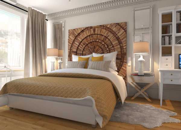 Дизайн обоев для спальни комбинированные 2 видов с цветами