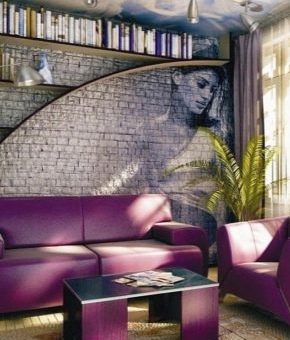 Обои под покраску кирпич – модели с имитацией кирпичной кладки, примеры стены с обоями в виде белых и красных кирпичиков, интересные варианты в интерьере