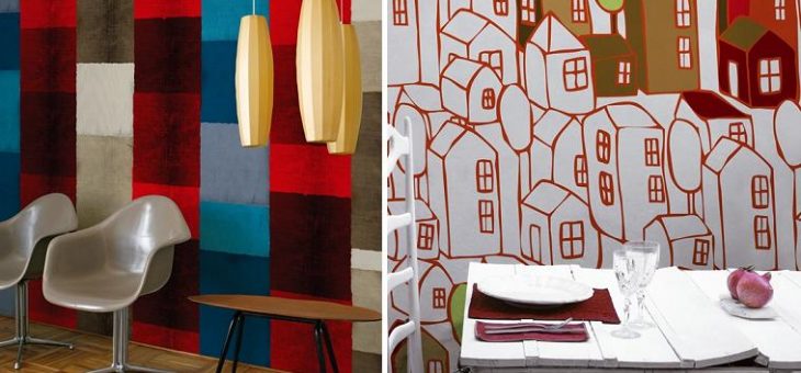 Обои с домиками для стен