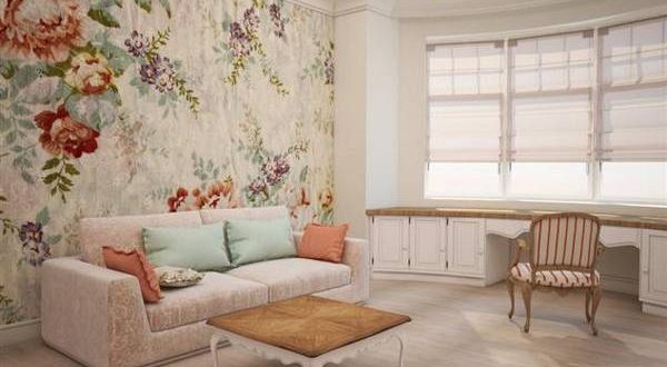 Обои в стиле прованс для спальни – фото в интерьере, для стен кухни и в спальню, в цветочек для комнаты гостиной, кантри