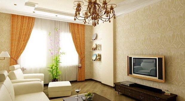 Обстановка в зале квартиры фото