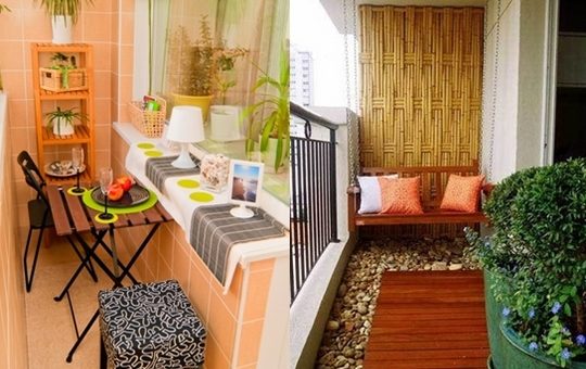 Обустройство балконов