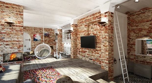 Однокомнатные квартиры в стиле лофт