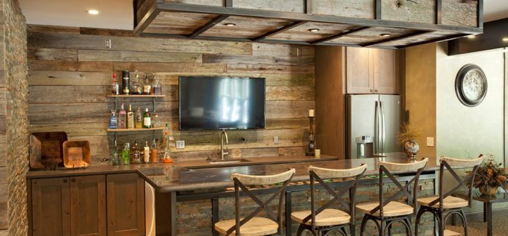 Оформление барной стойки – барная мебель в стиле «прованс», дизайн интерьера зала в квартире с барной стойкой