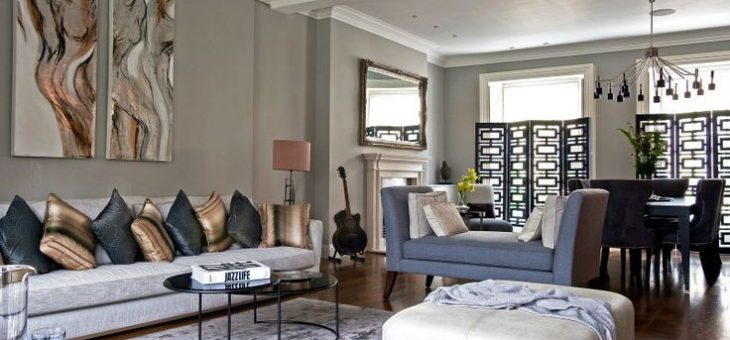 Оттенки серый – Серый цвет в интерьере гостиной и спальни. Сочетание цветов с серым цветом. Фото