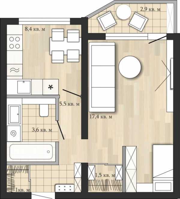 Планировка квартиры 53 кв м дизайн