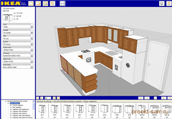 Проектирование кухни онлайн самостоятельно 3d бесплатно на смартфоне