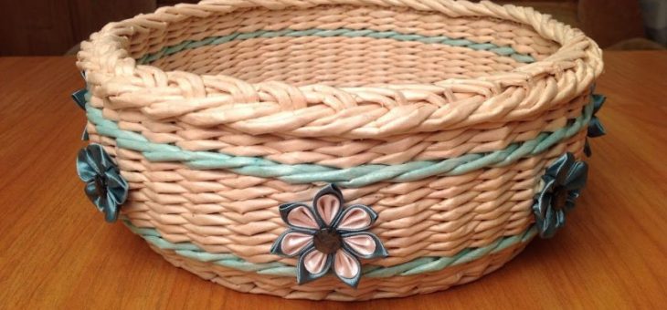 Плетение корзинок из газетных трубочек для начинающих пошагово – Плетение корзин из газетных трубочек пошагово для начинающих (90+Фото). Как начать и завершить? | Ежедневный журнал о Дизайне, Архитектуре, Оформлении домов, Квартир.