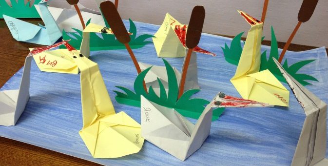 По оригами