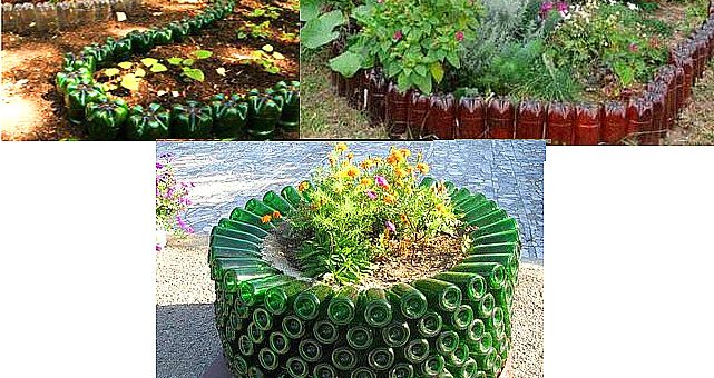 Поделки для клумбы своими руками – Как сделать клумбу своими руками. Шины,покрышки,пластиковые бутылки для оформления сада