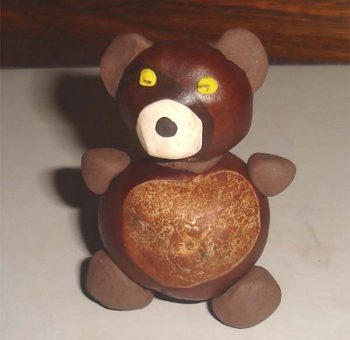 Поделки из каштанов детские