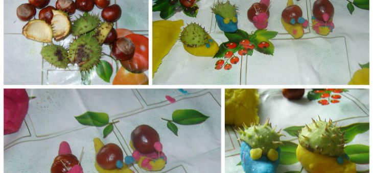 Поделки улитка из каштанов – kak-slepit-lyagushku — запись пользователя Марина (Yahooeu) в сообществе Раннее развитие в категории Развивающие игрушки своими руками