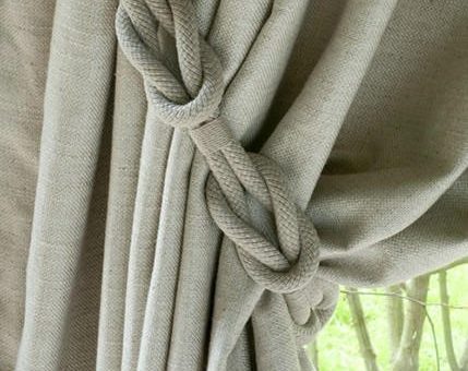 Подхваты для штор из бусин – крючок своими руками, держатели и прихваты, фото выкройки, завязка, мастер-класс